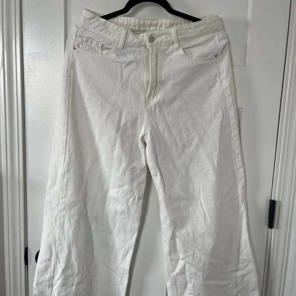 SHEIN Classic White Trousers